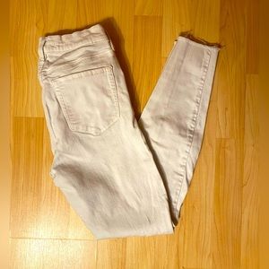 Pacsun high rise white jeans/jegging